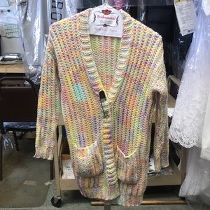 Dollskill knit confetti cakez oversized cardigan